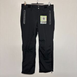 NWT Fit Space Tech Pro Waterproof Windproof Pants Size Small Black C145 -23